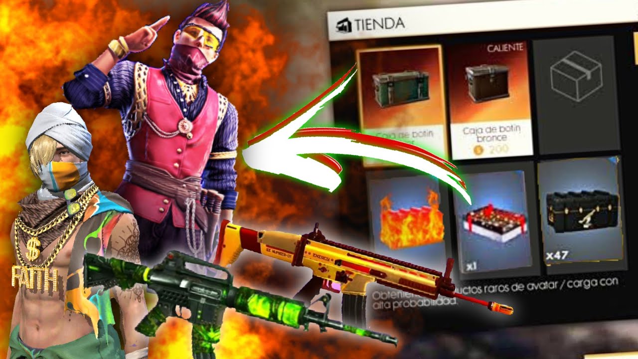 ABRÍ LAS CAJAS MAS ANTIGUAS Y MISTERIOSAS DE FREE FIRE EN LA CUENTA DE MI CRUSH / ALIEN TC