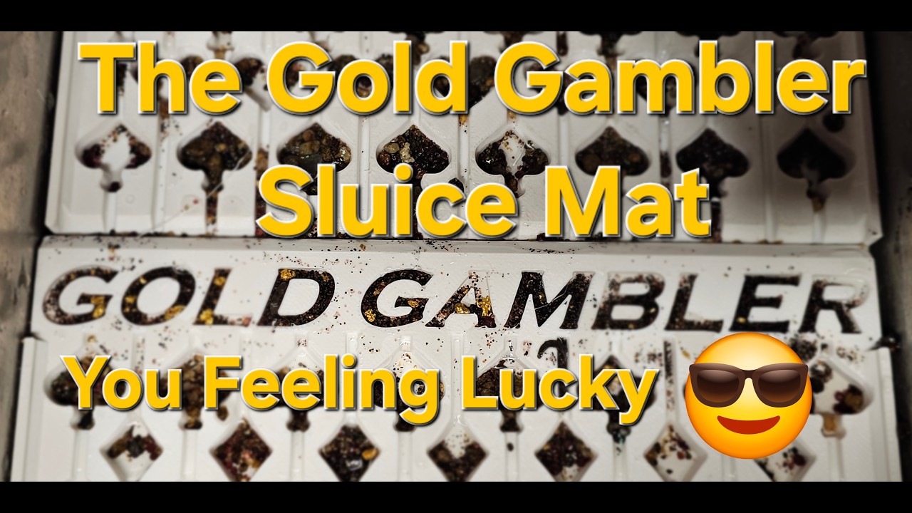 Testing the Gold Gambler Sluice Mat