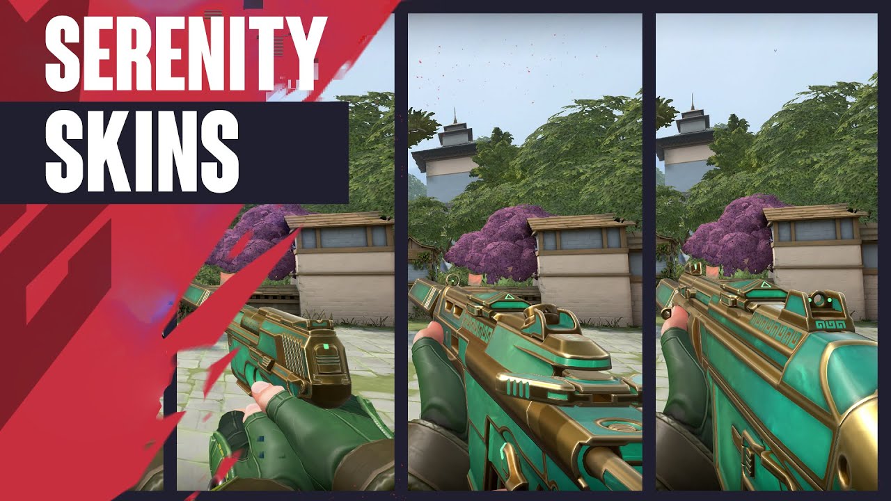 Serenity Skins Showcase [4K] - Valorant Battlepass Skins