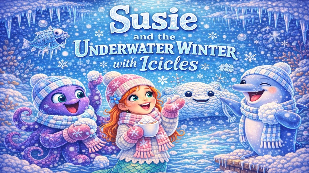 🧜‍♀️❄️ Susie and the Underwater Winter with Icicles