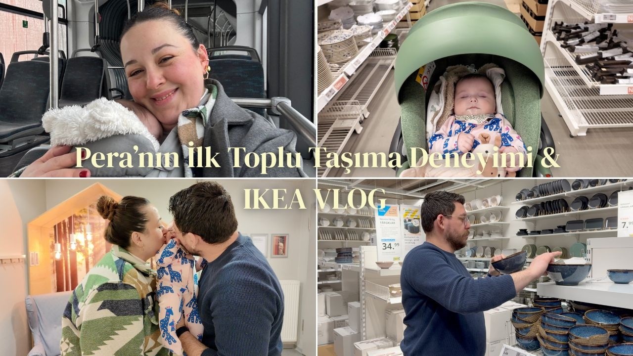 Almanya’da Kızımla İlk Kez Otobüse Bindik 🥹 | Babasına Sürpriz + IKEA Alışverişi