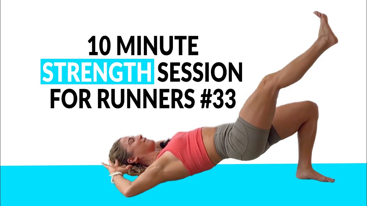 Pilates For Runners - 10 min glute strength session [ Pre run strength session #33]