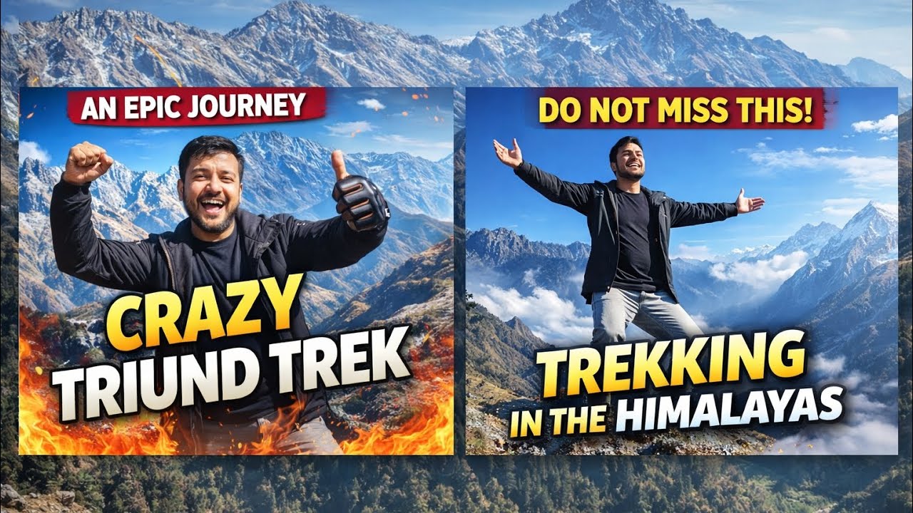 “India’s Most Beautiful Trek? Triund Trek Experience 🏔️Dil Se Bolu To..Triund Trek Is Heaven #viral 