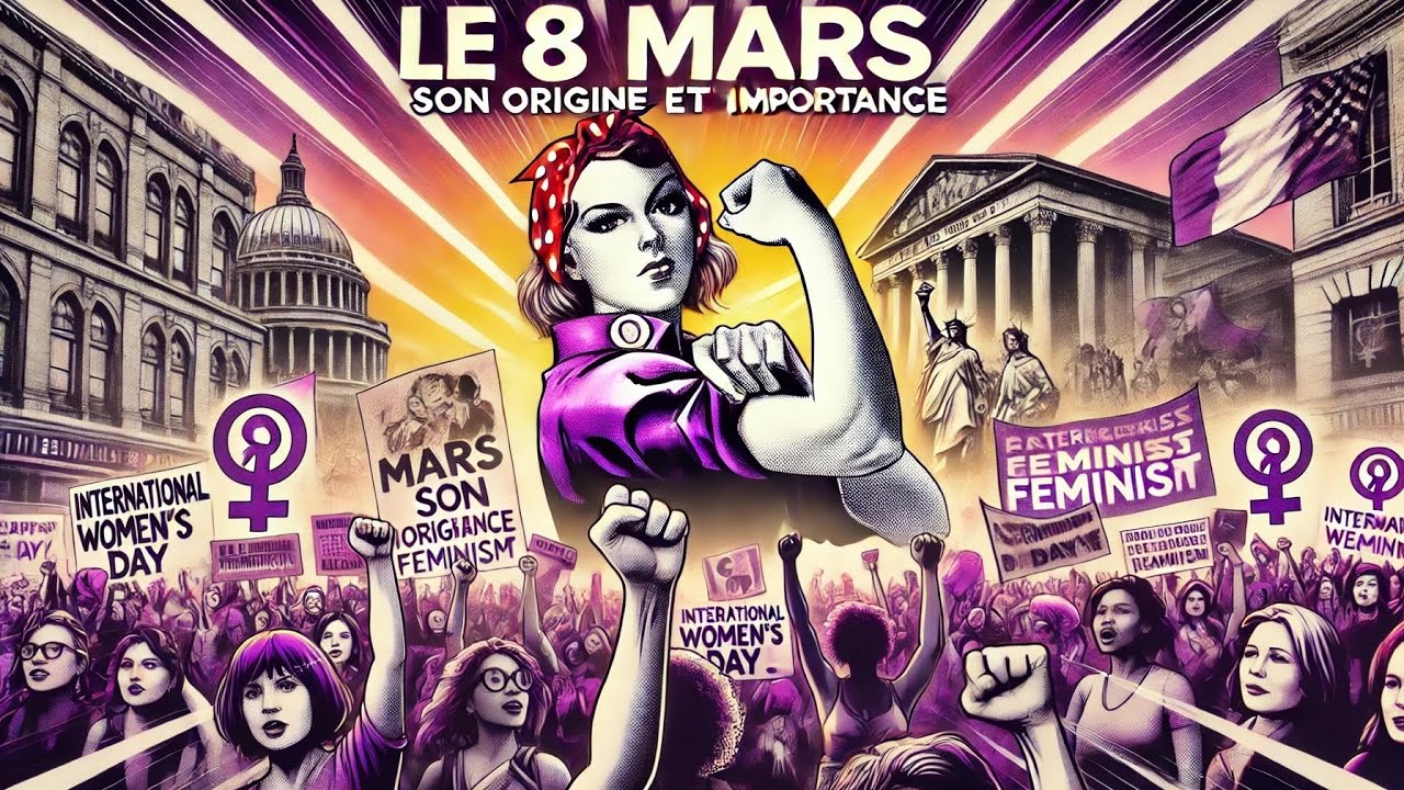 8 Mars : L&rsquo;histoire cach&eacute;e de la journ&eacute;e internationale des droits de la femme.