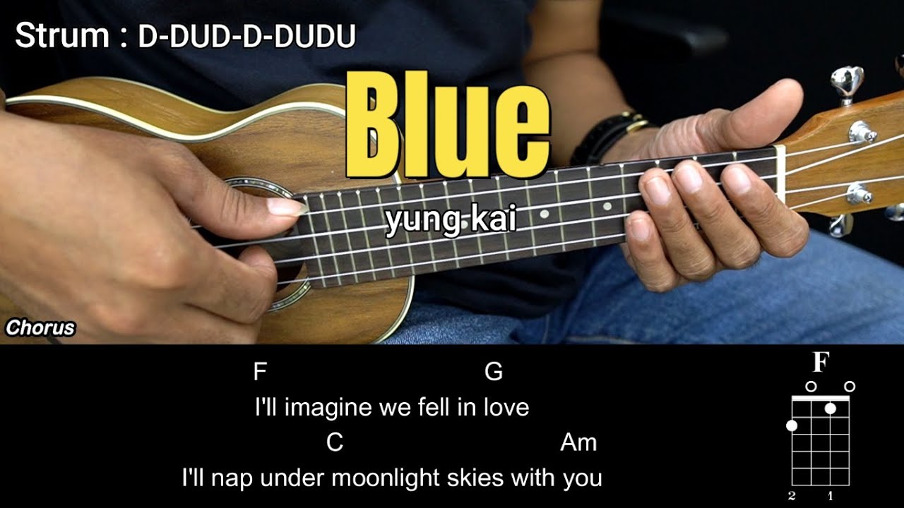Blue - yung kai - Ukulele Chords Tutorials (Play Along)