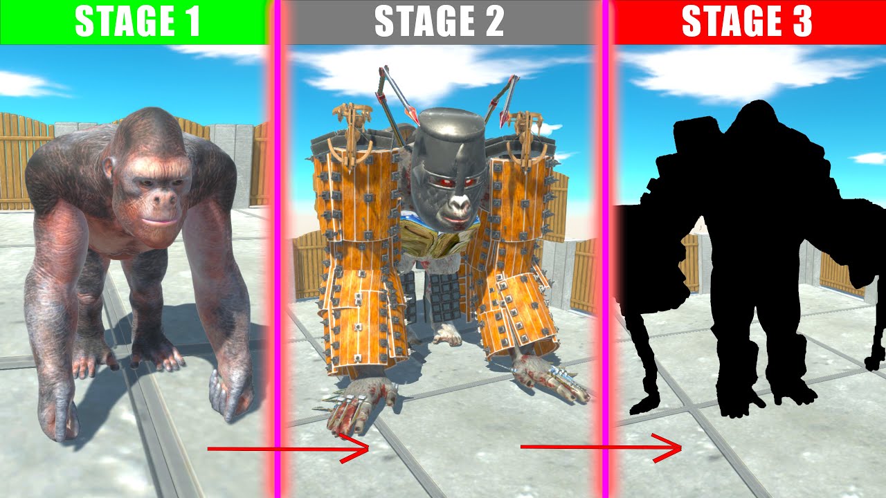 EVOLUTION OF GORO THE GIANT - Animal Revolt Battle Simulator ARBS