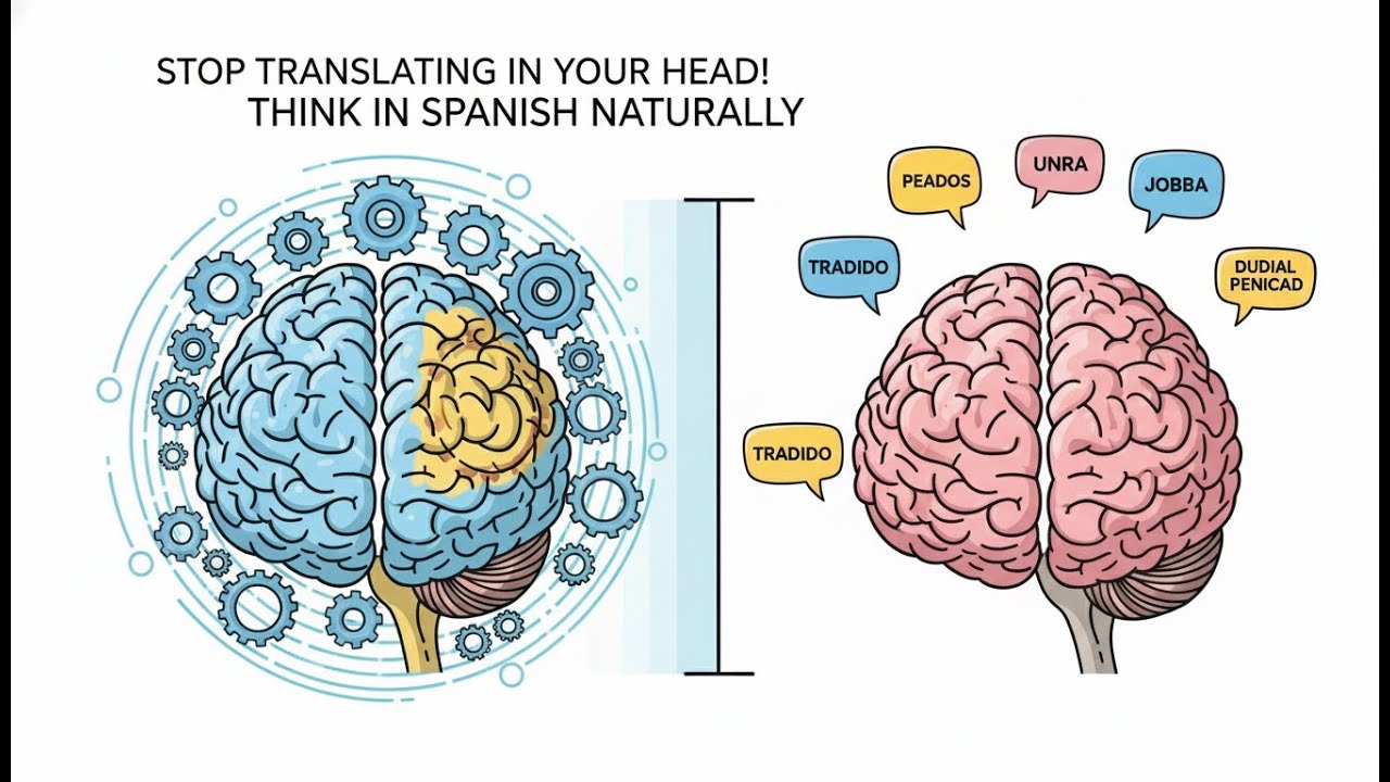 Stop Translating in Your Head! Think in Spanish Naturally  | Spanish Podcast