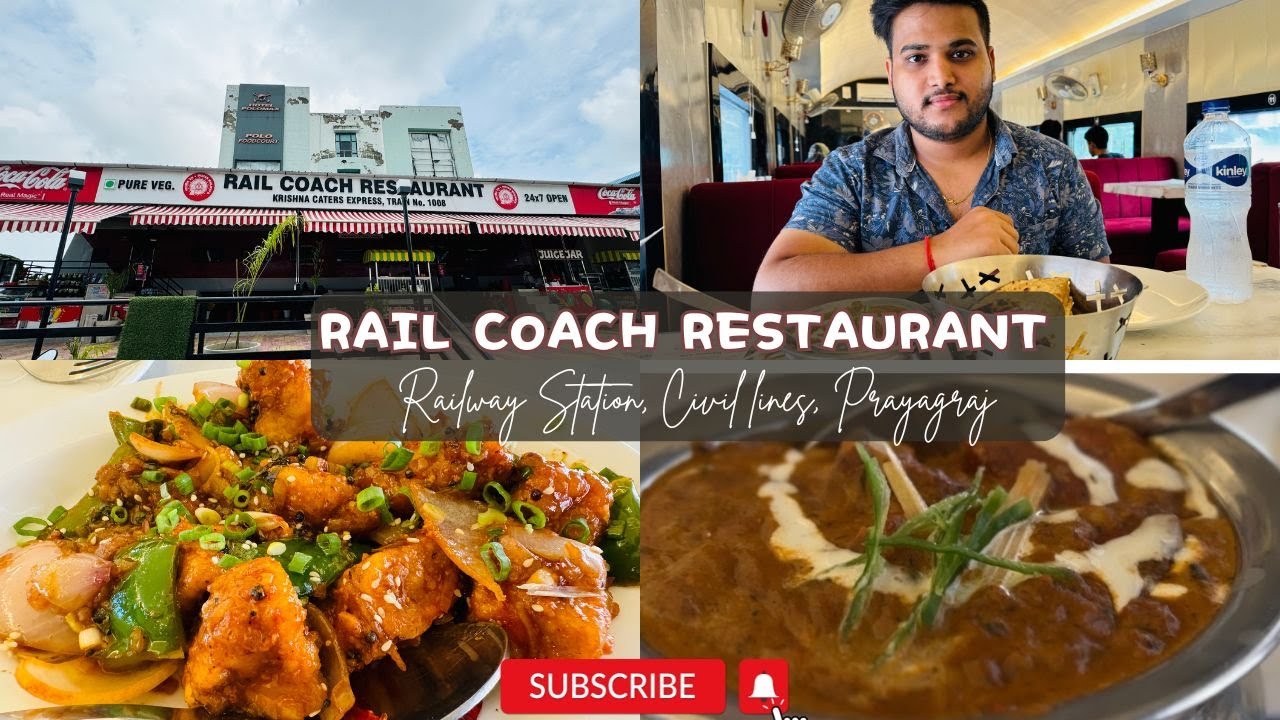 Prayagraj's First Rail Coach Restaurant ||  Railway station, Civil Lines, Prayagraj.