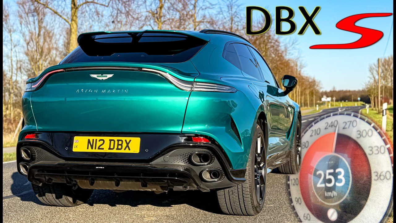 Aston Martin DBX S 727HP // 0-100 1/4 mile 100-200 SOUND & POV on AUTOBAHN