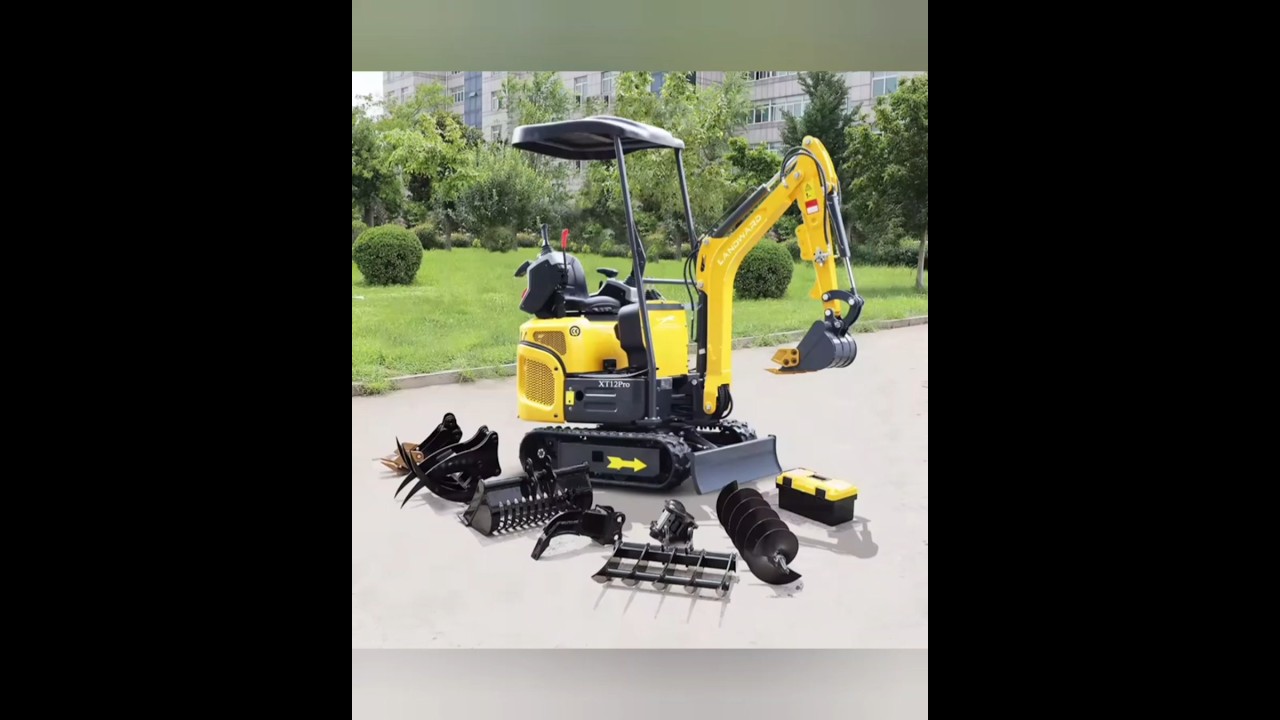 Mini Excavator XT12 Pro: 1.2 Ton, Kubota Engine, Hydraulic Crawler