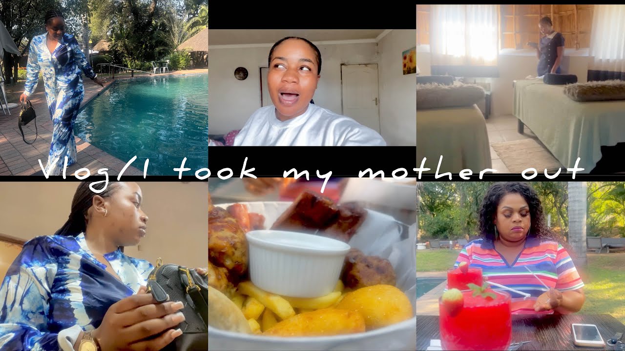 VLOG/ I took mommy out for lunch and massage 💝/SOUTH AFRICAN YOUTUBE