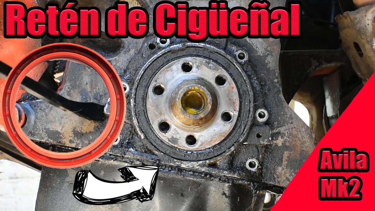 Cambio del retén de cigüeñal (Lado caja) Golf/Jetta Mk2/Pointer