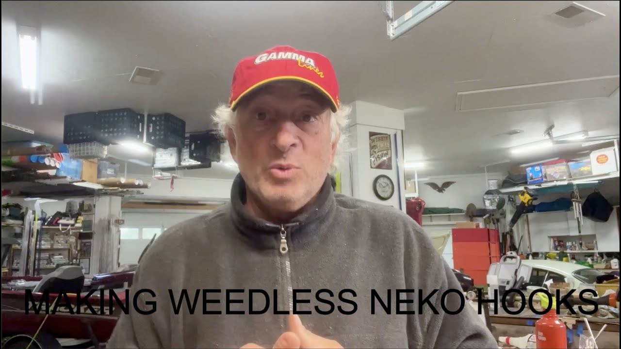 MAKING NEKO RIG HOOKS WEEDLESS @NationalBassFishingShow