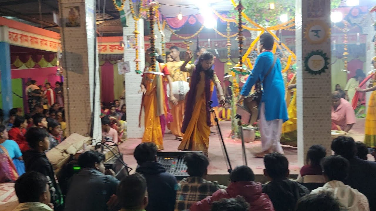 কৃষ্ণ নামে মাতোয়ারা🕉🙏🙏🙏🙏🙏🙏🙏🙏#tilok_music #dance #shortvideo #foryou