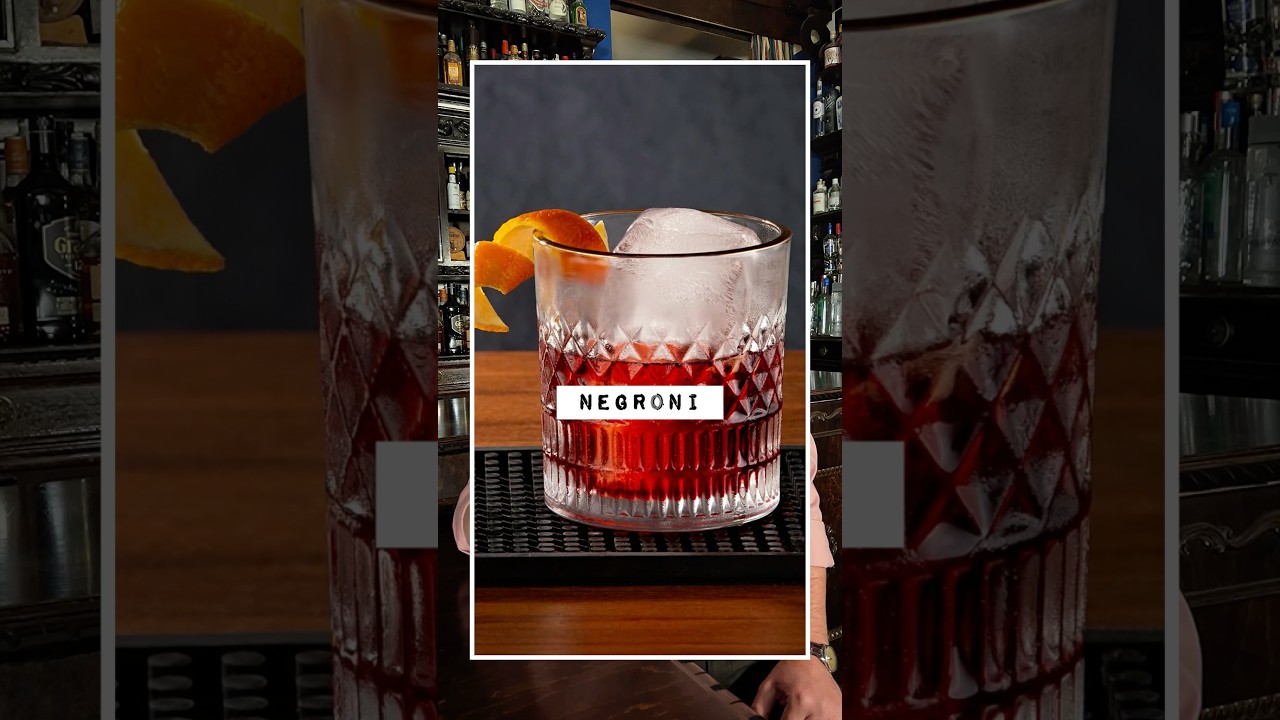 NEGRONI - #koktajlowaklasyka cz.6  #mojbar #drinki #negroni