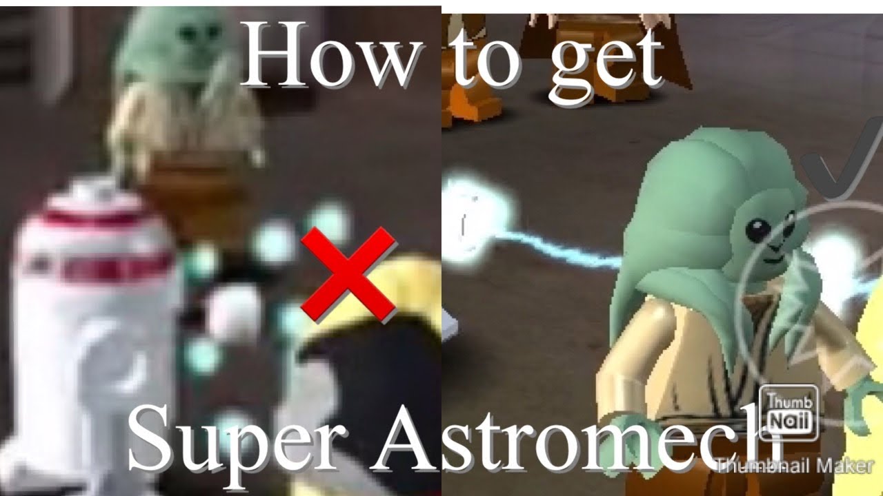 How to get Super Astromech extra Lego Star Wars: The Complete Saga (Music: Faded - Alan Walker)