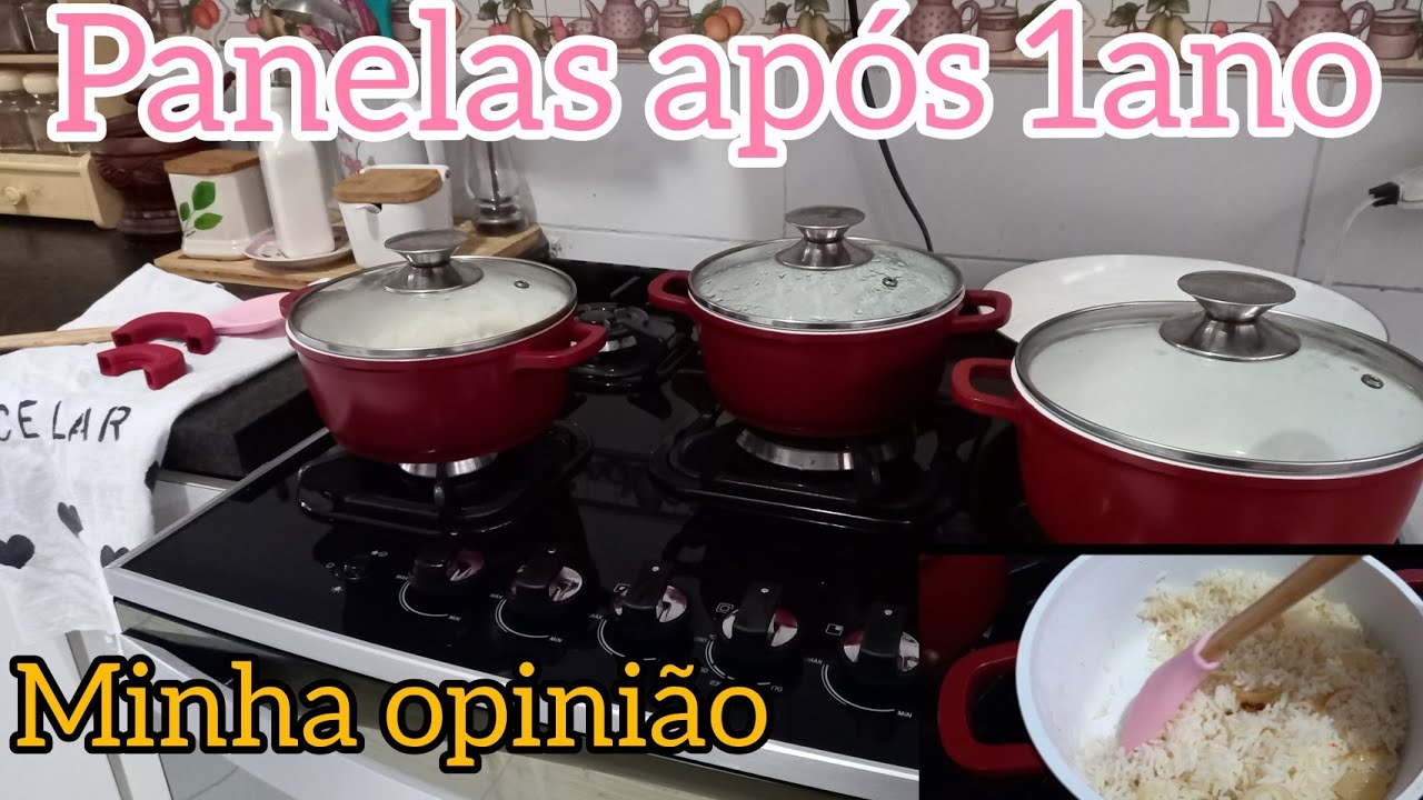 panelas de cerâmica clinck/ 1 ano de uso