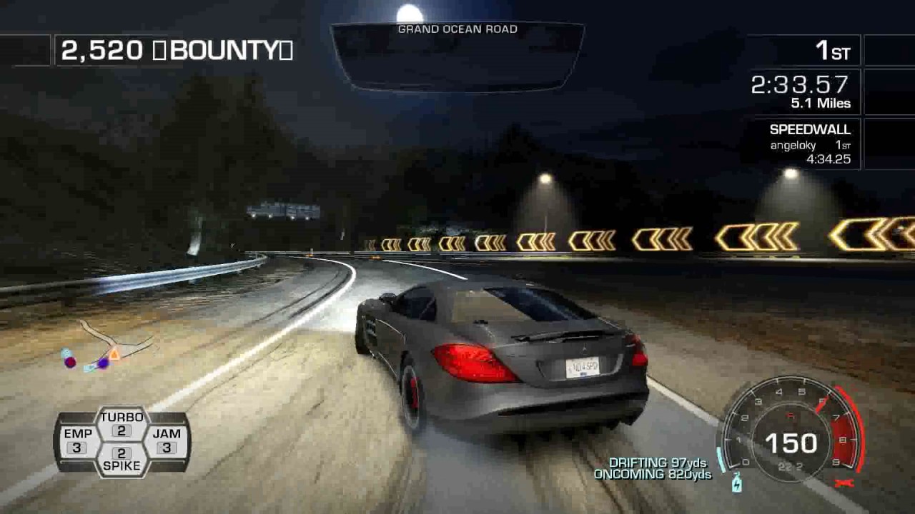 Need for Speed: Hot Pursuit (2010) - Unreasonable Force (SLR McLaren 722)