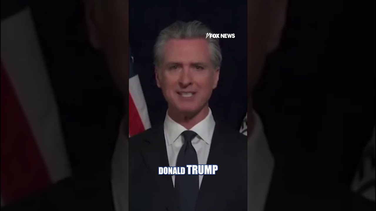 PILNE: Newsom m&oacute;wi Trumpowi i Departamentowi Sprawiedliwości: &bdquo;ŚCIGAJCIE MNIE&rdquo; #shorts #foxnews #...