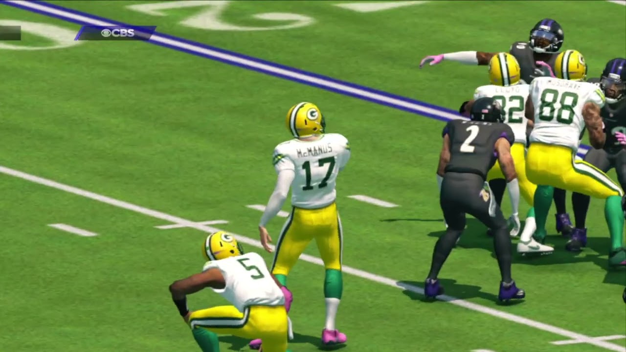 MADDEN 26/ CFB Connected Dynasty Ravens Yr1 Wk 6 vs Packers 4-0 (Part 1/5)