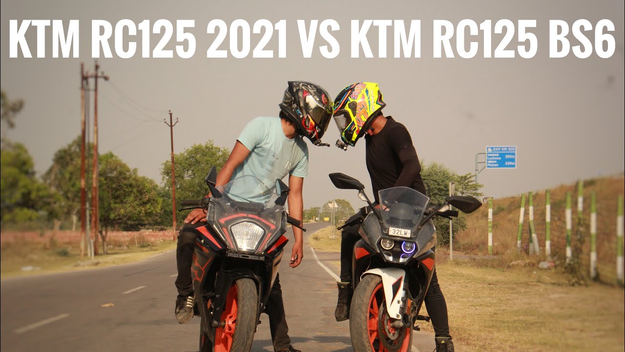 KTM RC125 2021 VS KTM RC125 BS6 | DRAG RACE🔥| #KTM125 #ktm2022 #dragrace