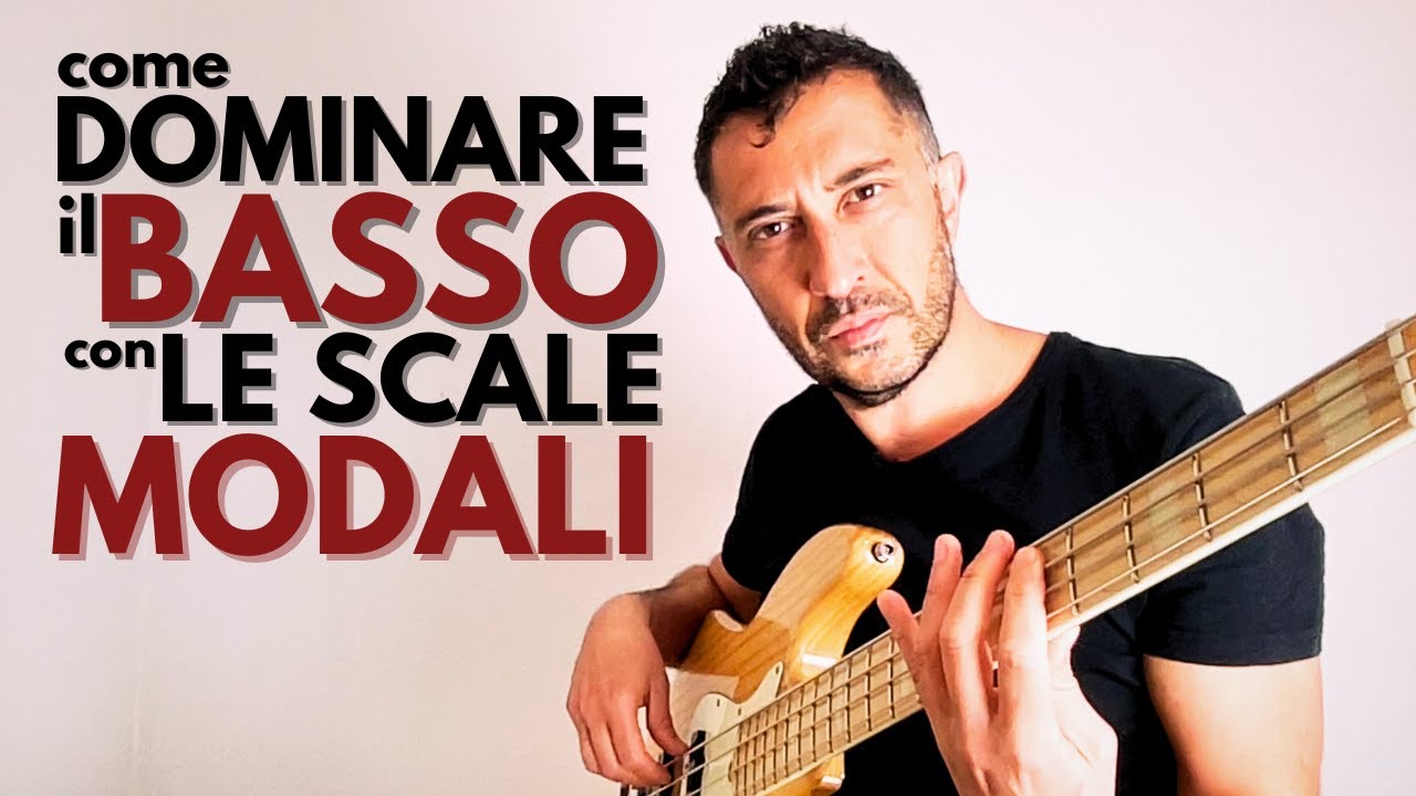 Come Usare le SCALE MODALI per DOMINARE la TASTIERA del tuo BASSO