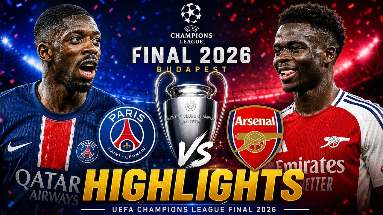 PSG vs Arsenal Highlights | UEFA Champions League Final 2026