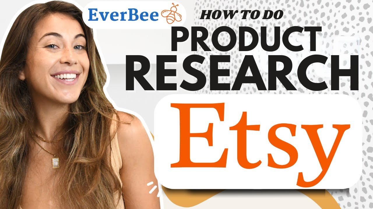 #1 Etsy Product Research Tool - How I do Etsy Product Research + Competitor Analysis EVERBEE