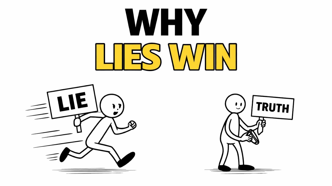 Why Lies Spread Faster Than the Truth