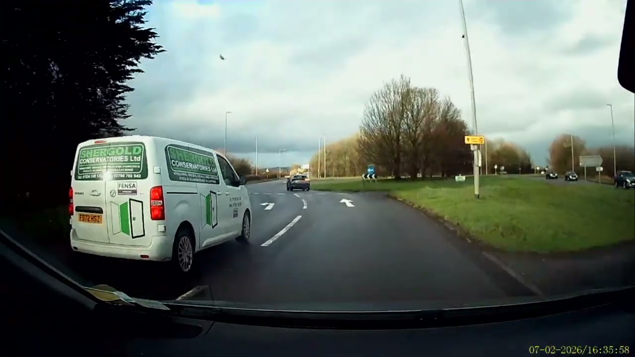 Dashcam Driving To Bristol From Burnham On Sea