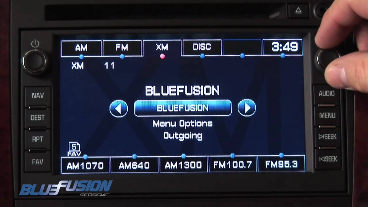 BlueFusion - Bluetooth Handsfree Car Kit for for GM LAN Systems By Scosche