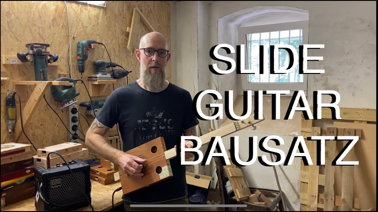 Bausatz Cigarbox Slide Guitar