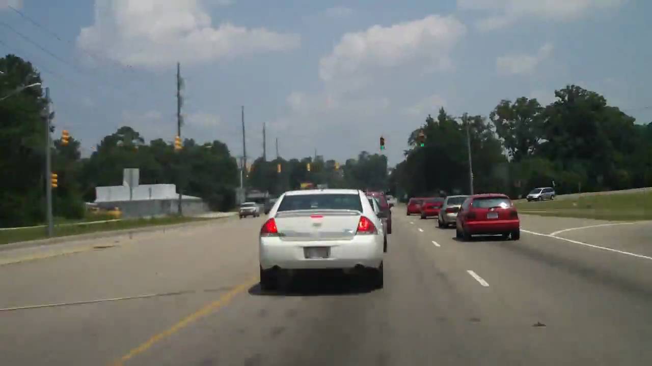 Fayetteville, NC to Raleigh, NC in 3:30 (HD Timelapse)