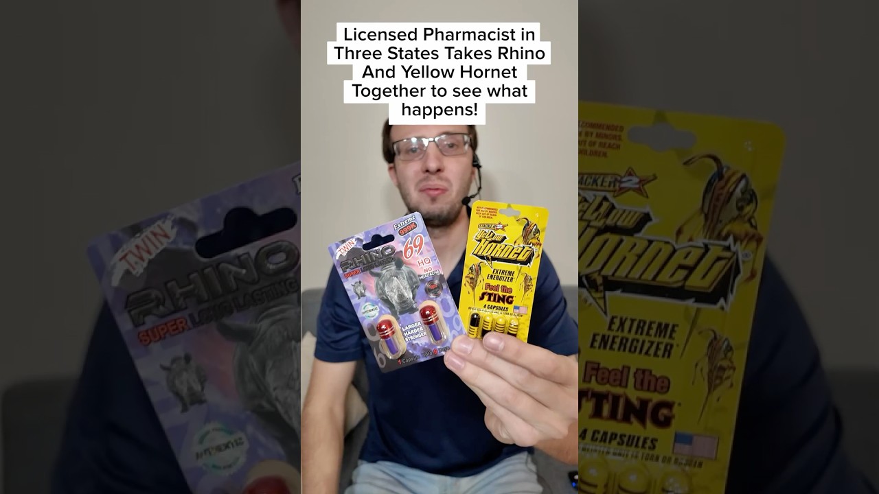 Pharmacist Takes Rhino Pill and Stacker Yellow Hornet together...this is the result #pharmacy #asmr