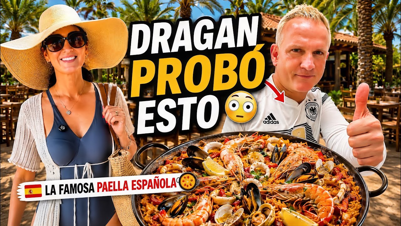 Probamos PAELLA ESPAÑOLA 🇪🇸 y Así REACCIONÓ mi esposo 😅 “Paella Ibérica” 