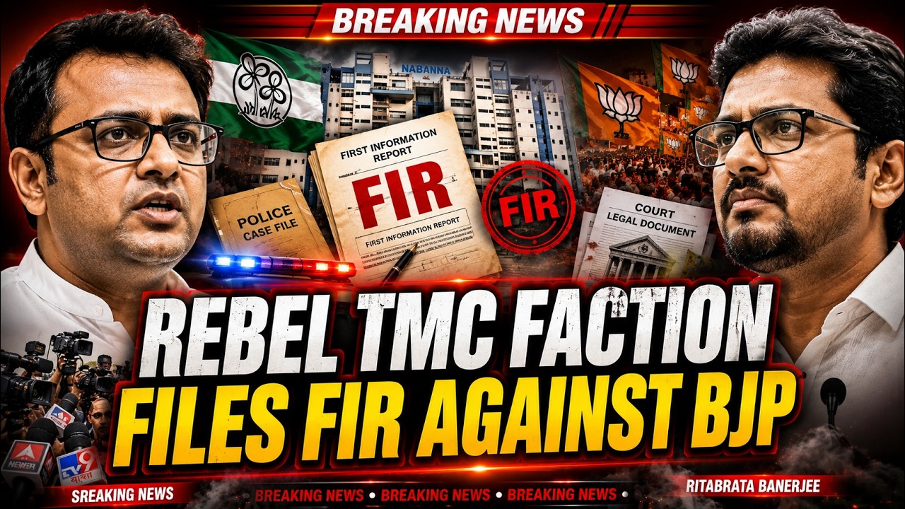 TMC Crisis News: Rebel TMC Faction Slams BJP Over Attack On MLA's Residence, Files Police Complaint