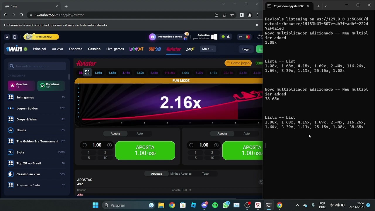 Real-Time Data Extraction Robot for Aviator Casino Game - Web Scraping #python #data #freelancing