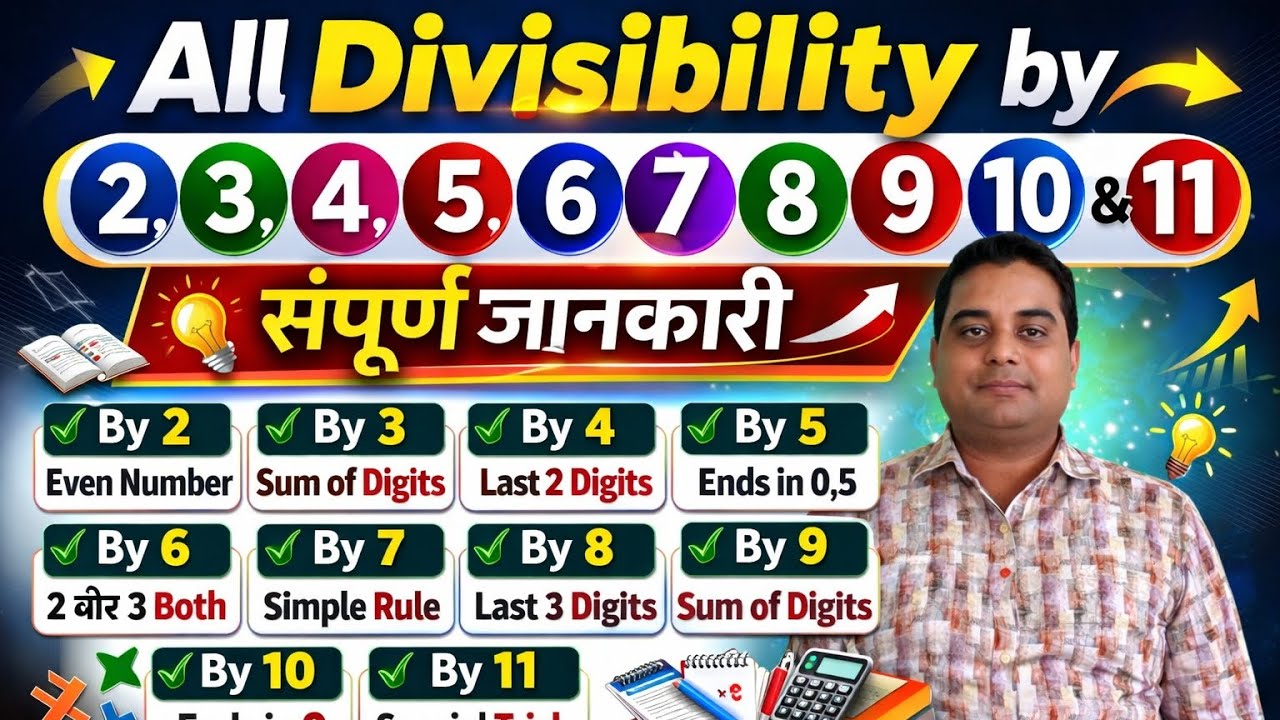 All Divisibility  #coaching #ssccgl #ssc #divisible #1million #2026 #tricks #ytshorts #new #kr #zst 