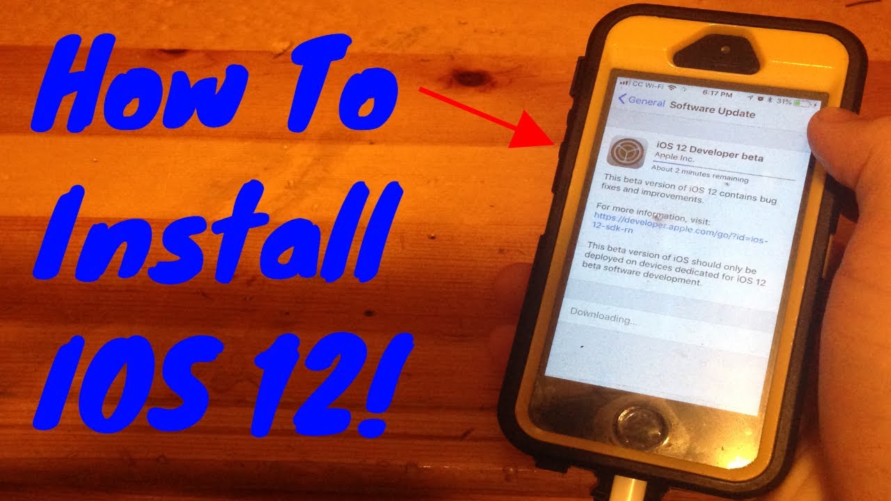 How To Install IOS 12 Beta 1 For Free No Computer Needed!