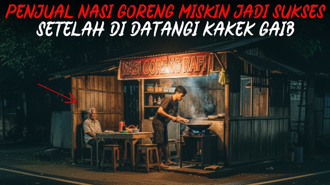 KISAH NYATA‼️WARUNG NASI GORENG DIKEDIRI MENDADAK RAMAI SETELAH DIDATANGI KAKEK GAIB SETIAP MALAM
