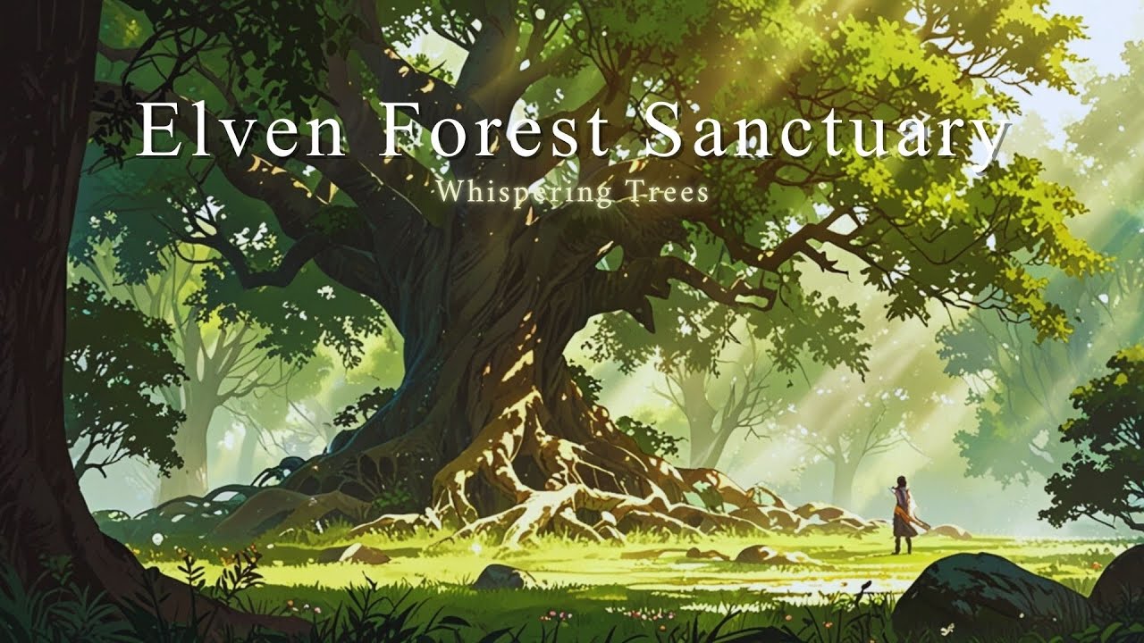 Elven Forest Sanctuary | Medieval Fantasy Music Ambience for Relax, Study & Sleep