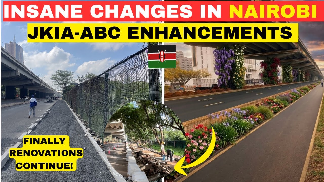 FINALLY! Massive Nairobi Upgrades!🇰🇪 New Uhuru Park Pedestrian Upgrade + Sidewalks.