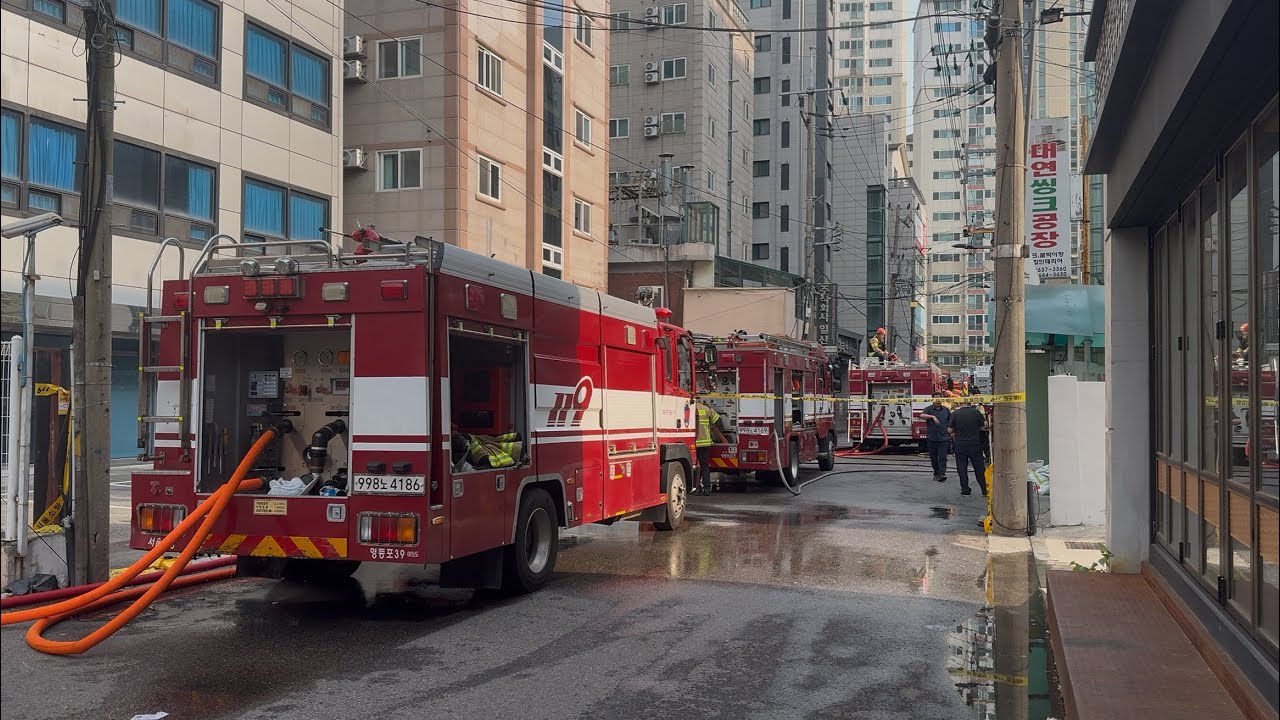 (ENG SUB) 화재현장 - 서울특별시 영등포구 (Fire Scene - Seoul Metropolitan City, Yeongdeungpo-gu)