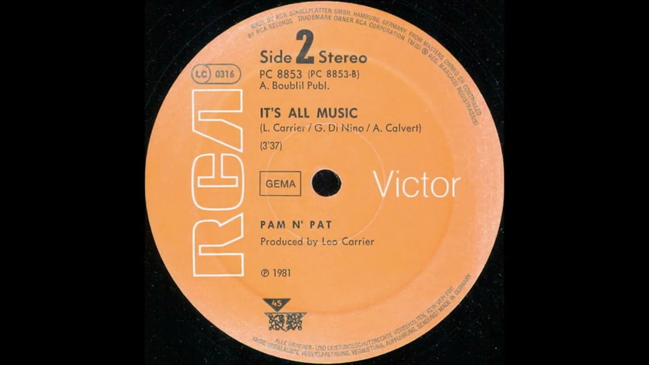 Pam N' Pat &ndash; It's All Music