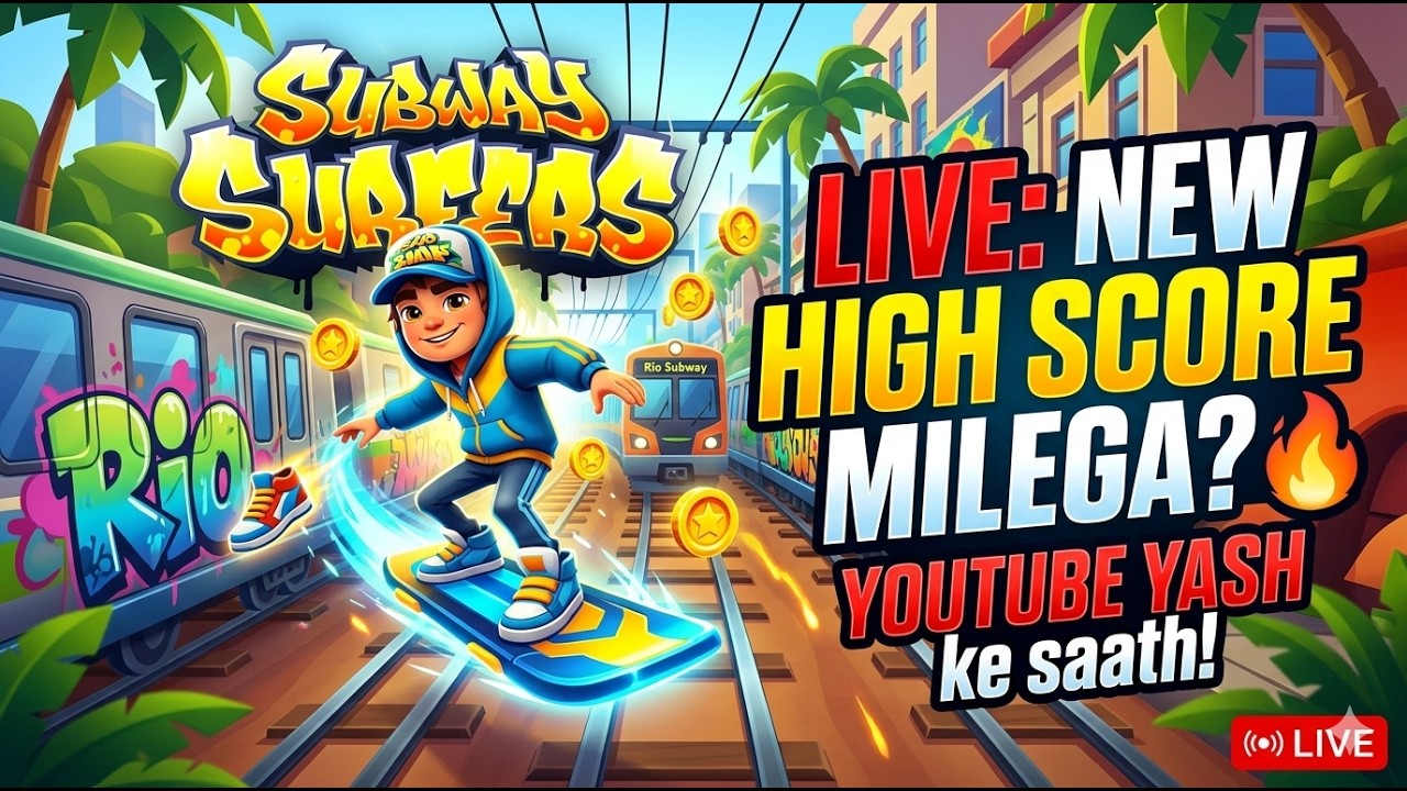 🛑Subway Surfers Live: Join the Crew! #livestream #live #shortsviral #shortslive