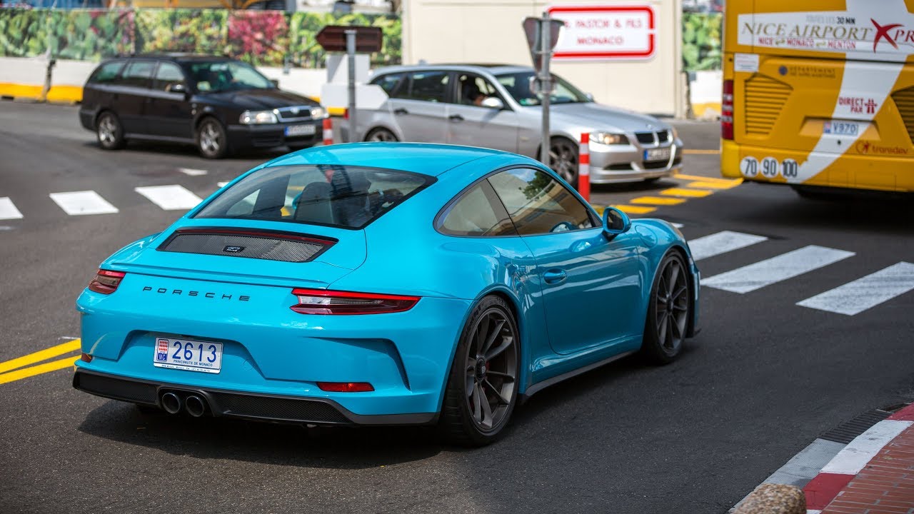 Porsche 991 GT3 Touring Driving in Monaco !