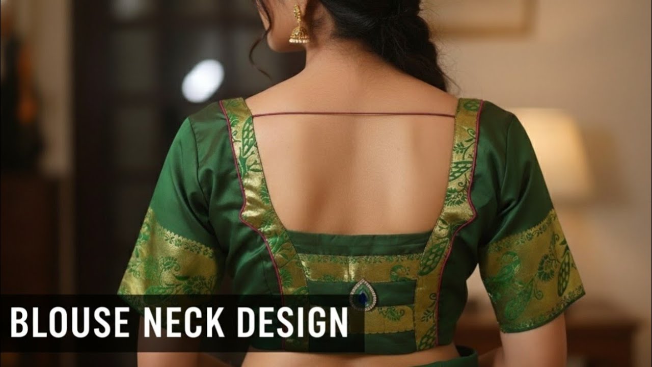 Simple aur Beautiful Blouse Back Neck Design | Tailoring Tips in Hindi