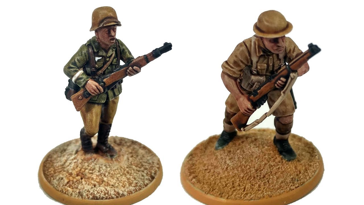 How I Paint Things - Afrika Korps vs Desert Rats in Contrast