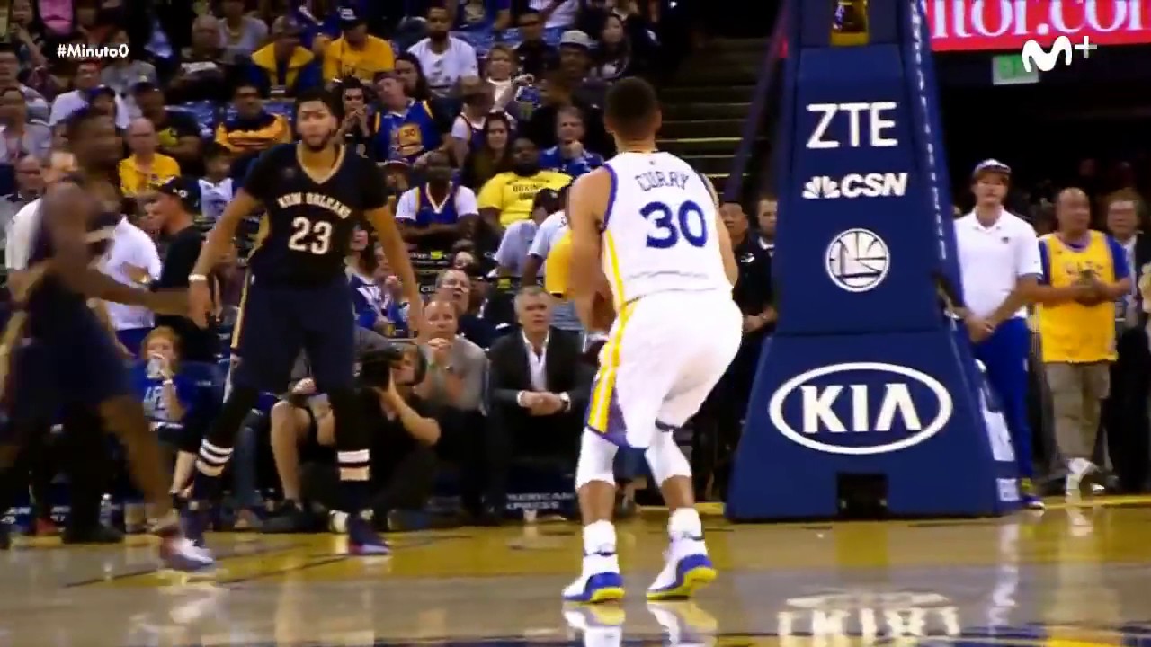 stephen curry hace historia en la NBA (ROMPE RECOR DE MAS TRIPLES en un partido) 2017