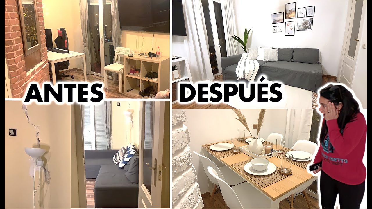 De SALA OSCURA a SALA RELAJANTE / TRANSFORMACIÓN DE SALA COMEDOR #MAKEOVER